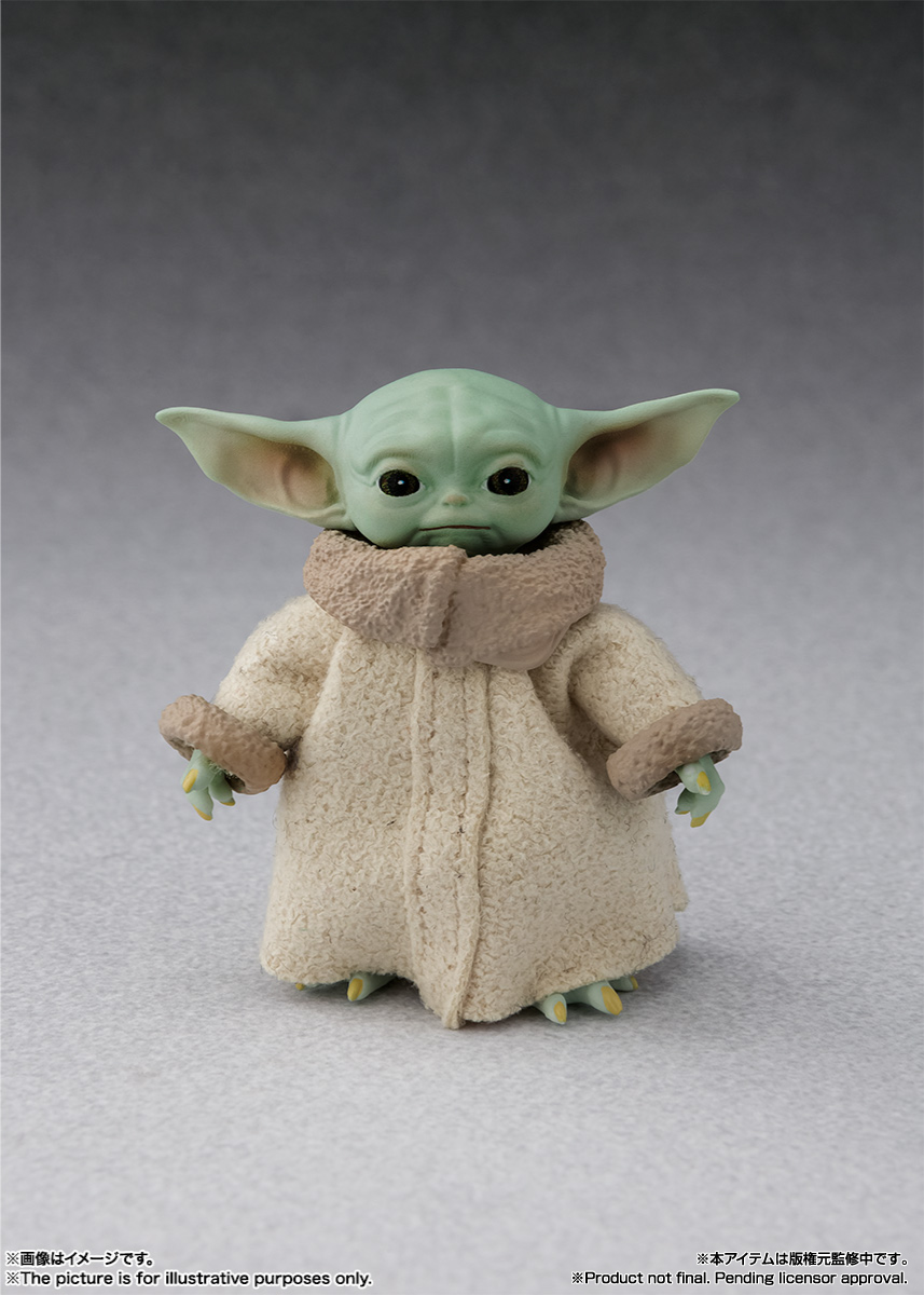 shfiguarts星球大战曼达洛人曼达洛人和小孩尤达大师可动人偶介绍