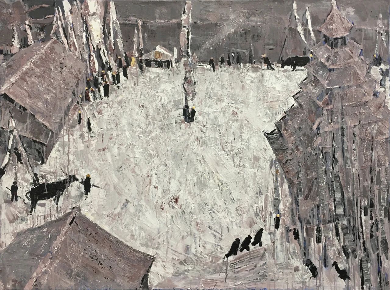 杨礼权 山里的故事系列之一 120x150cm 2019