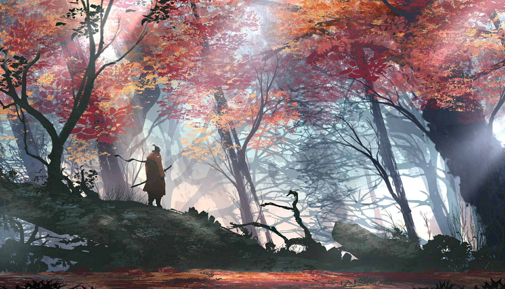 【精选/唯美/治愈/极高画质】动漫风景美图壁纸!