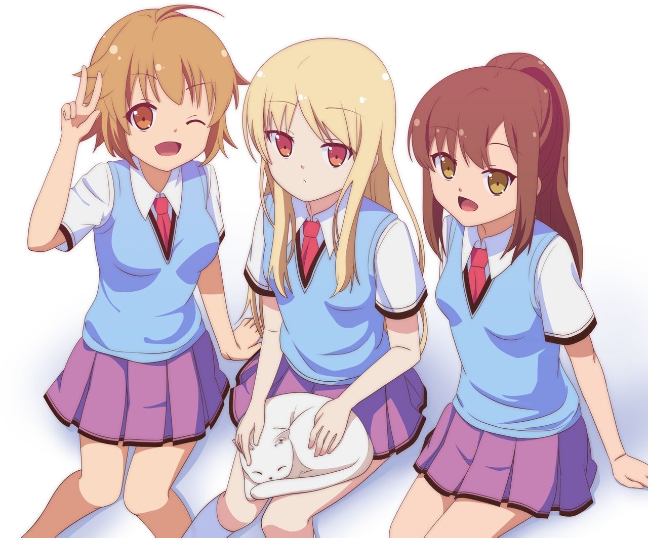 樱花庄中绽放的笑颜，完全不落于盛开的樱花。（樱花庄美图美句）