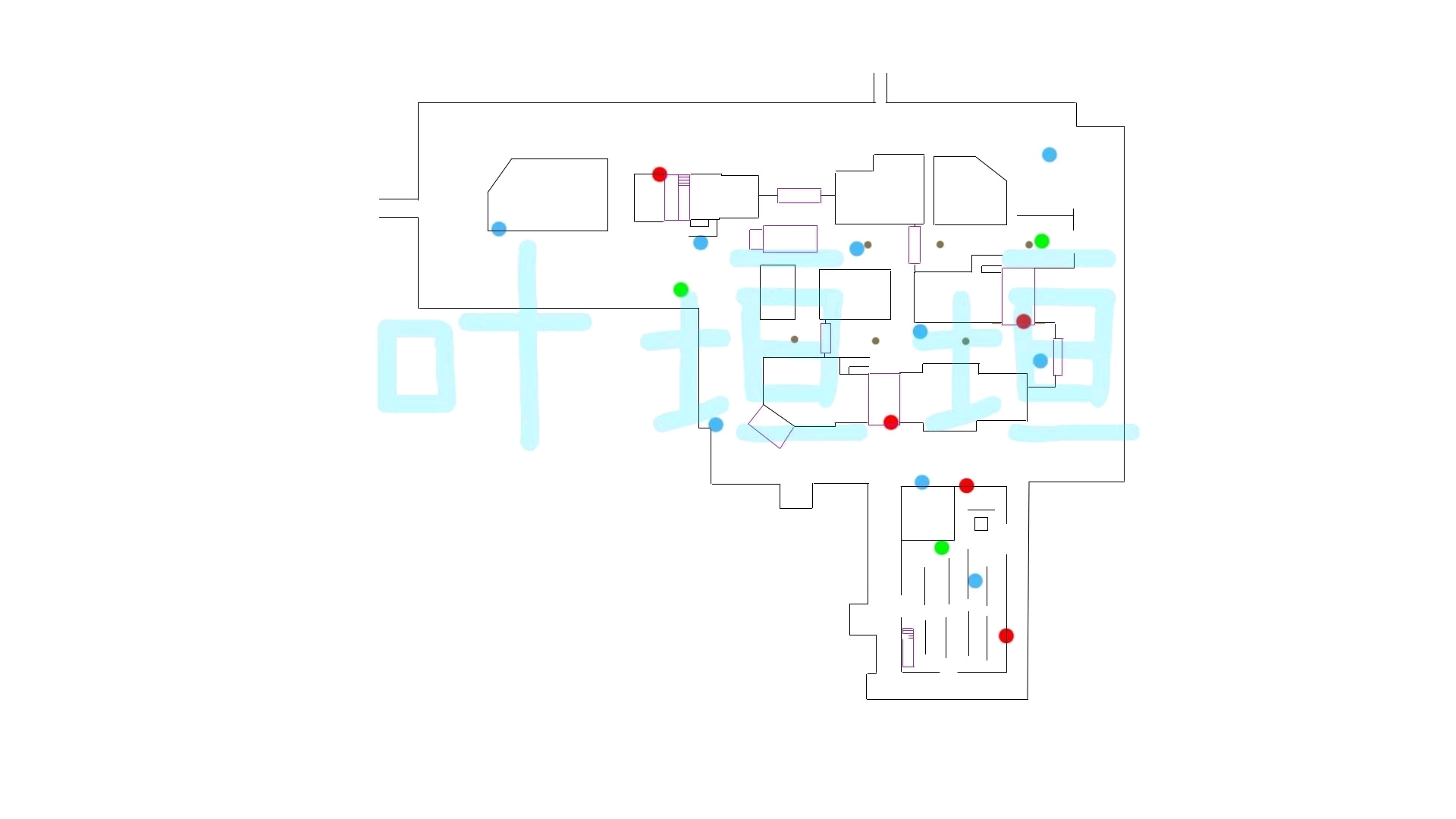 新·永眠镇 各个电机地窖建筑物标点