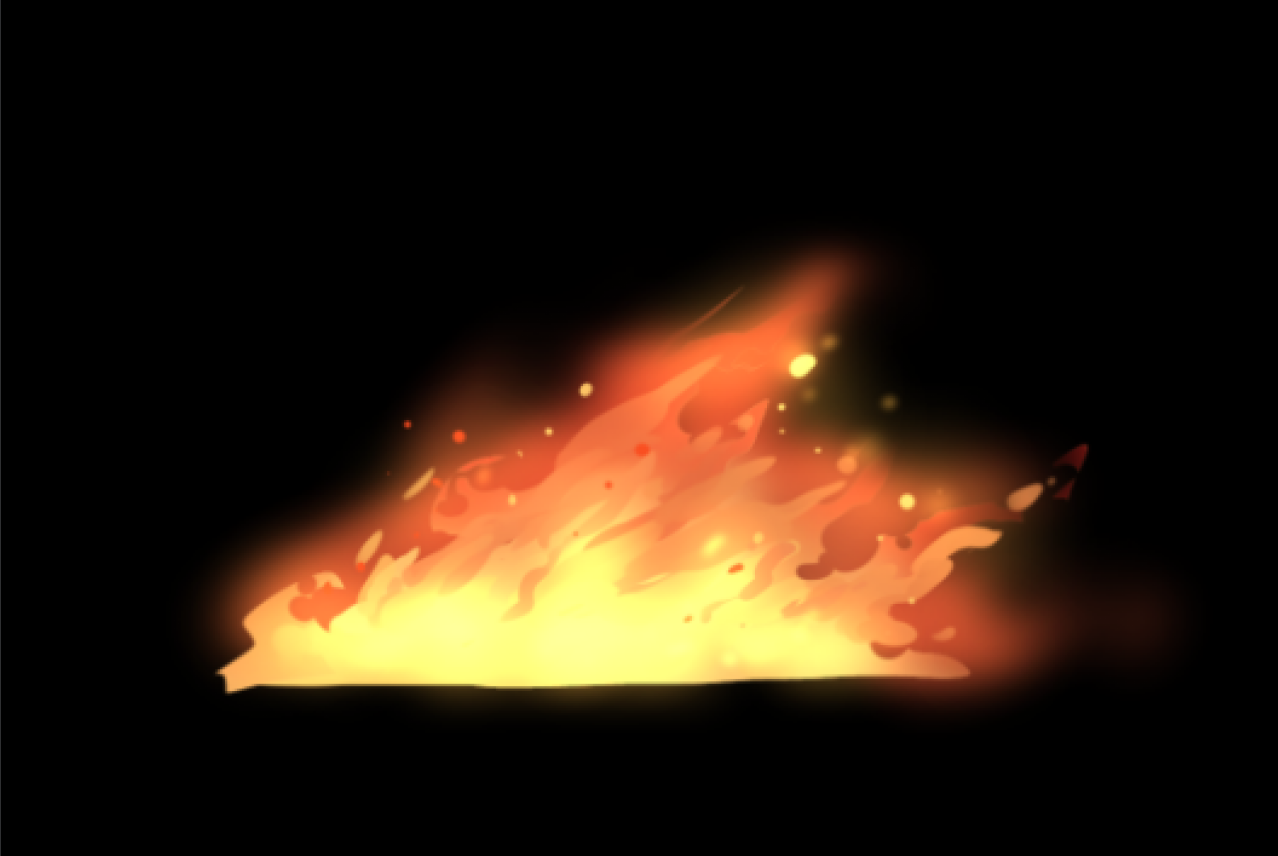 【教程】7步教你学会《海贼王》里的火焰画法