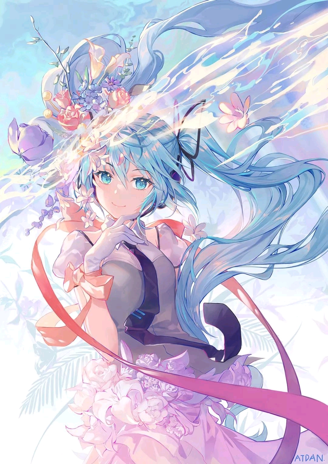 初音未来超唯美图片()喜欢鸭