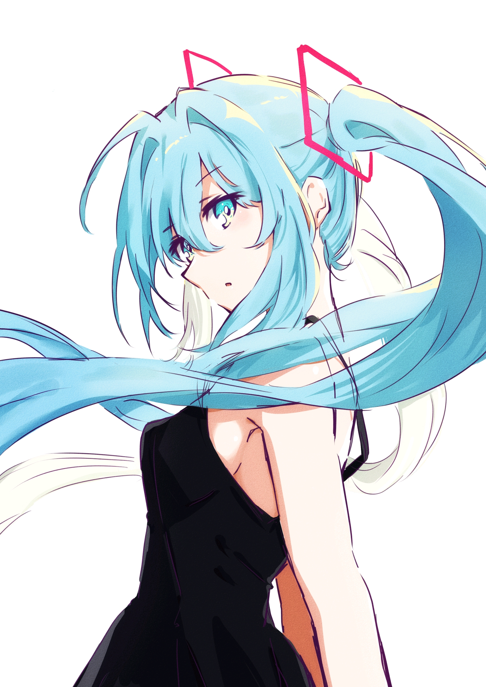 超好看的初音未来和洛天依