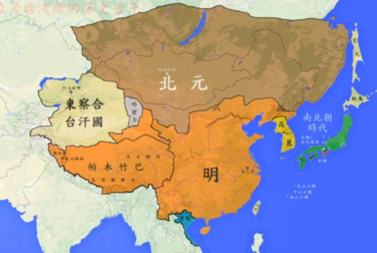 中国历朝历代封建帝制国家疆域变化图