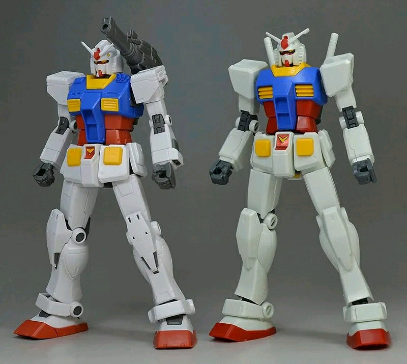 日站对比图 hg gto rx-78-02 元祖 高达 1/144