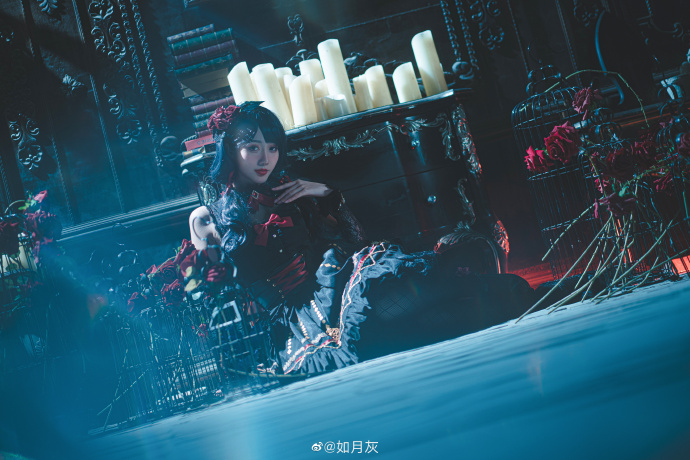 cos和平精英暗夜契约,和平精英cos美女真人 cos |暗夜契约-和平精英:黑夜里的一抹红,可爱极了!