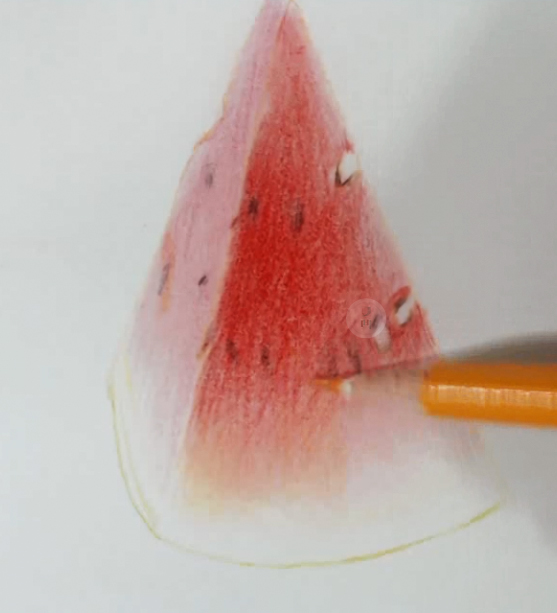 彩铅 | 教你画裸眼3D立体西瓜