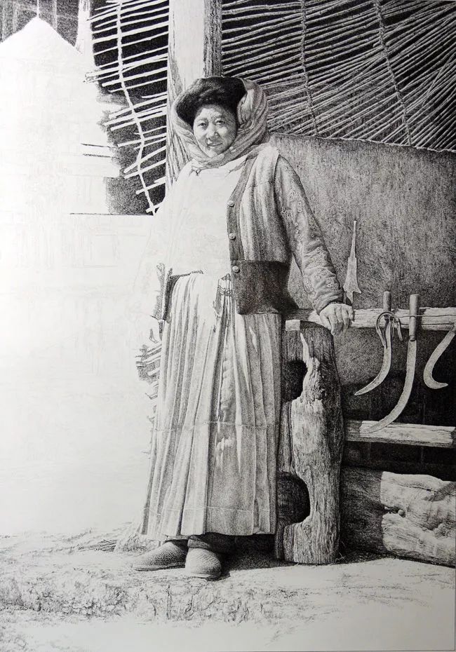 坚持不卖画拒绝参加国外画展从一个工人变成钢笔画大师