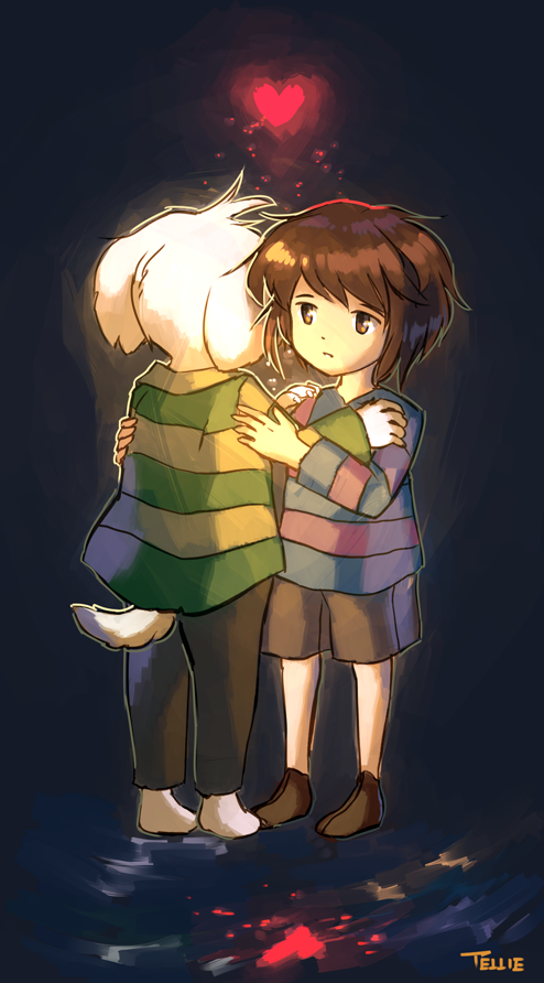 【undertale】传说之下精美人物图包 (asriel&frisk篇