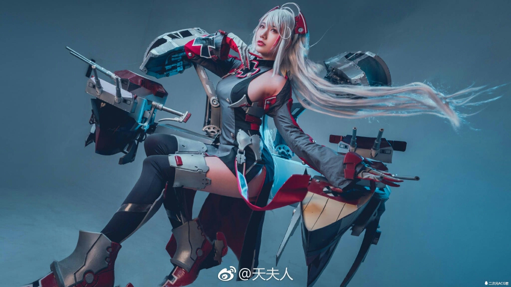 指挥官你能让我愉快到什么程度呢欧根亲王cosplay欣赏