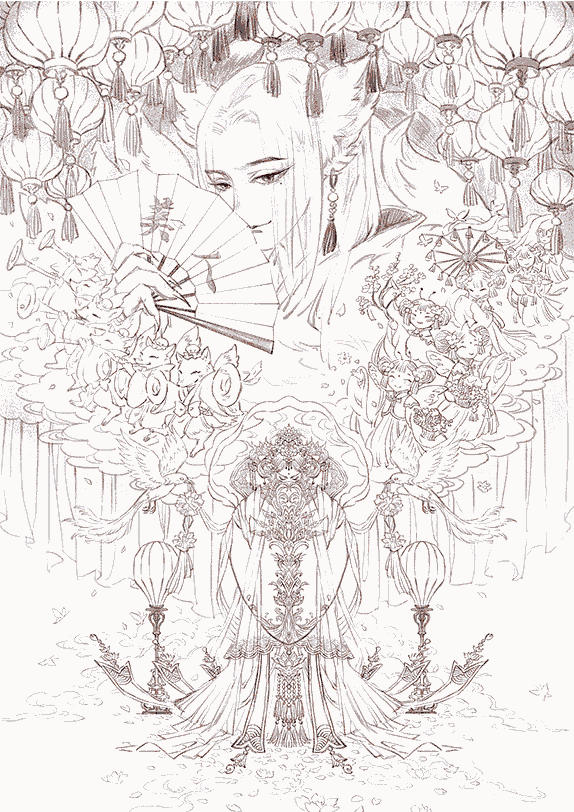 颜值爆表的古风美人,一笔一画让350万人围观点赞