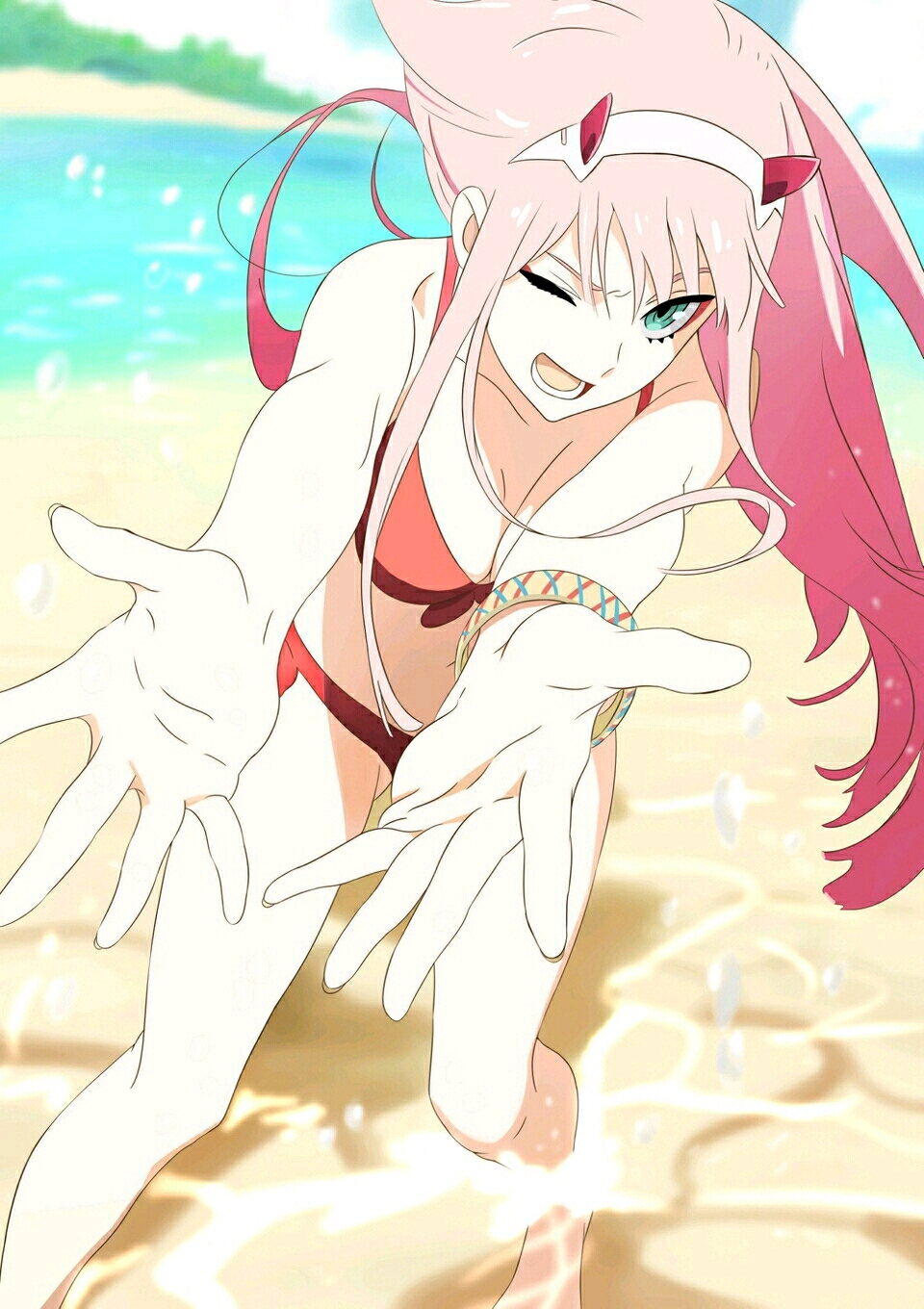 darling02超清壁纸竖屏,02darling竖屏壁纸 动漫高清壁纸 亲爱的弗兰克斯 darling 02(第四期)