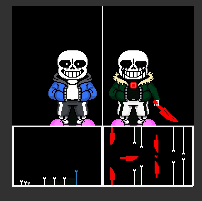 画一个killer sans