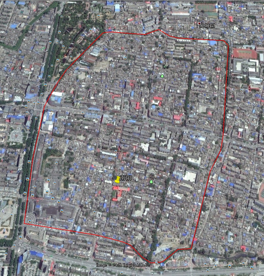 河南省南阳古城.