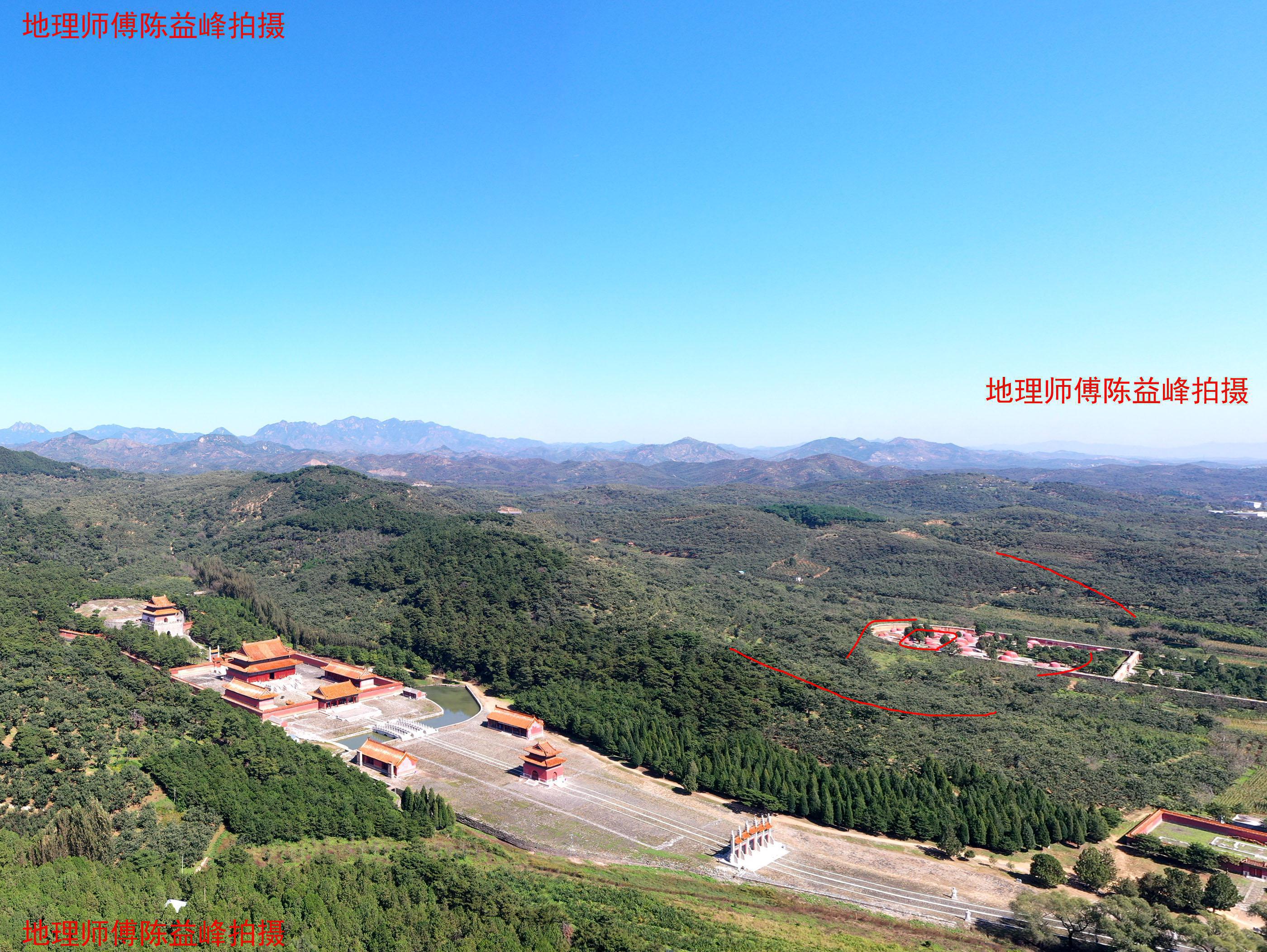 大龙开窝,闪结小地,清东陵之景陵妃园寝地理格局分析