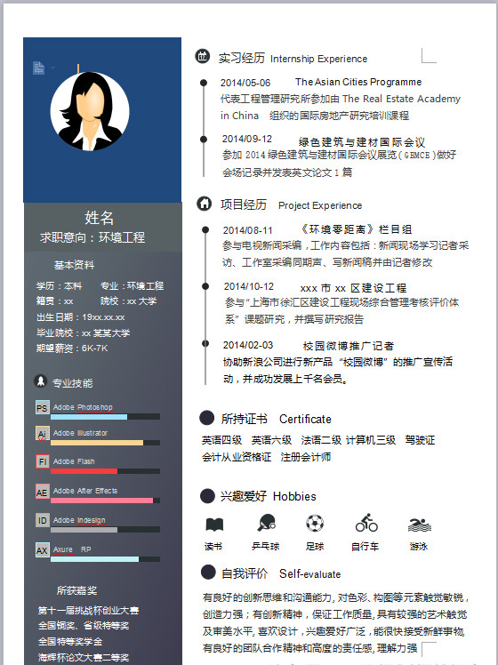 个人基本情况简介模板,个人基本情况简介模板范文