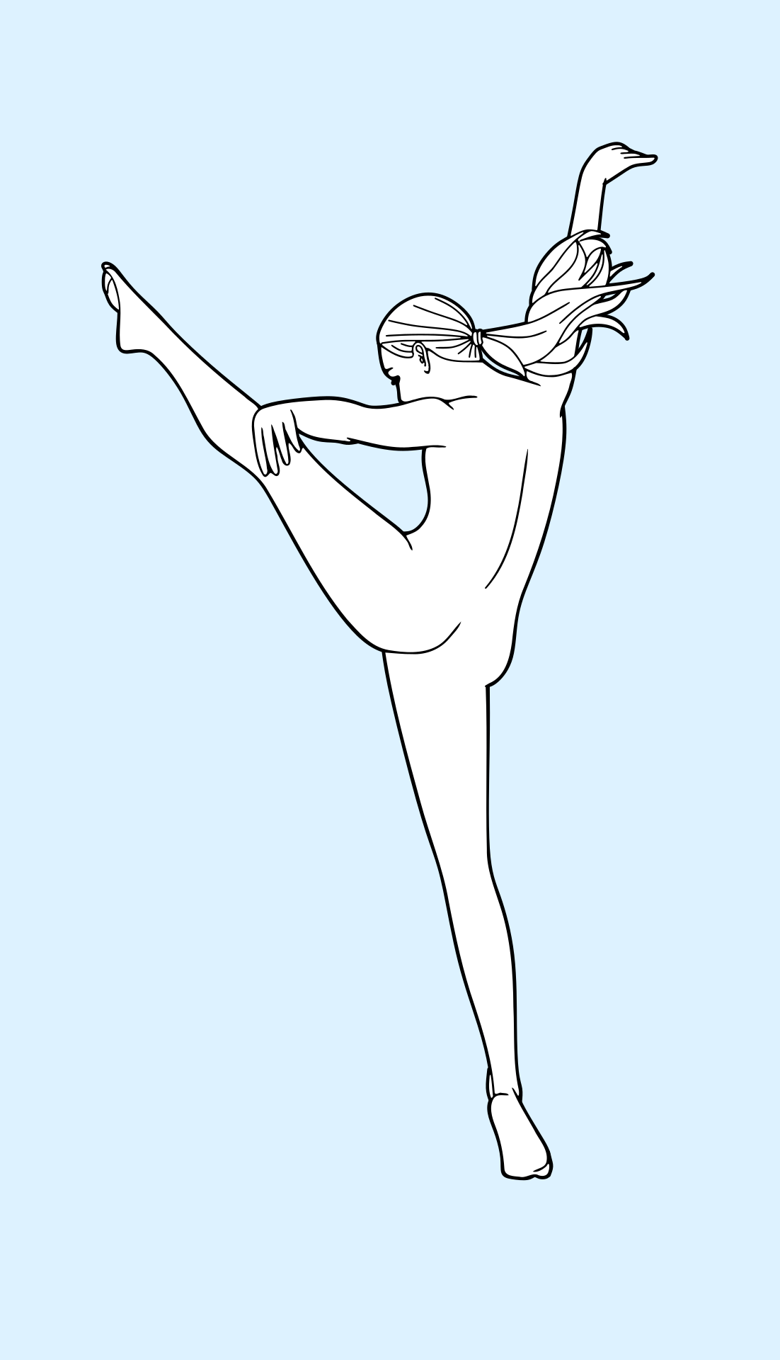 原创线描高清人物动作姿势素材集之二