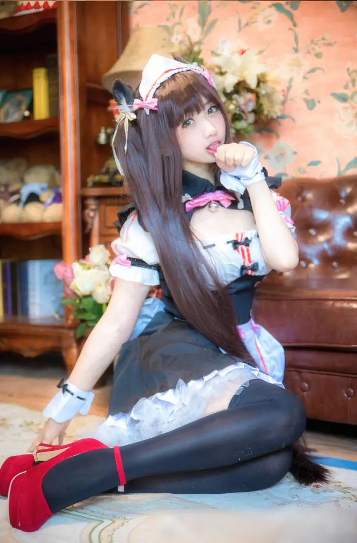 美女cos | 两位可爱的妹子cos的巧克力和香子兰!