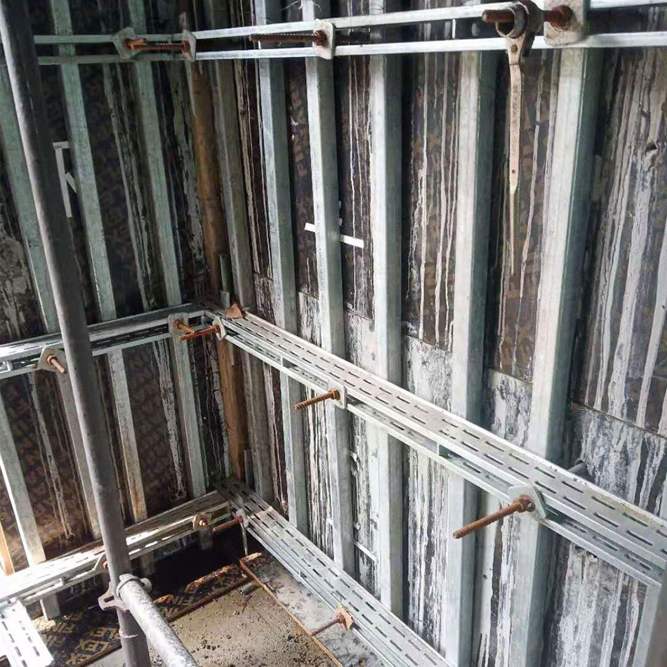 方形圆形建筑模具剪力墙支撑体系在施工周期,平均使用成本,建筑效率