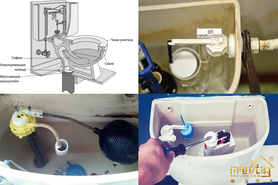 马桶漏水的原因和处理方法!马桶底座周围一圈维修图解