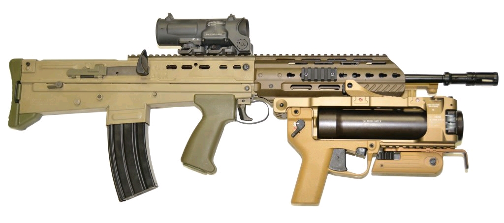 加装榴弹发射器的l85a2