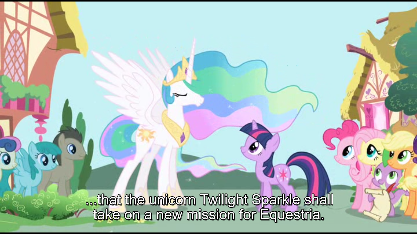 探究:my little pony 中小马的真实高度