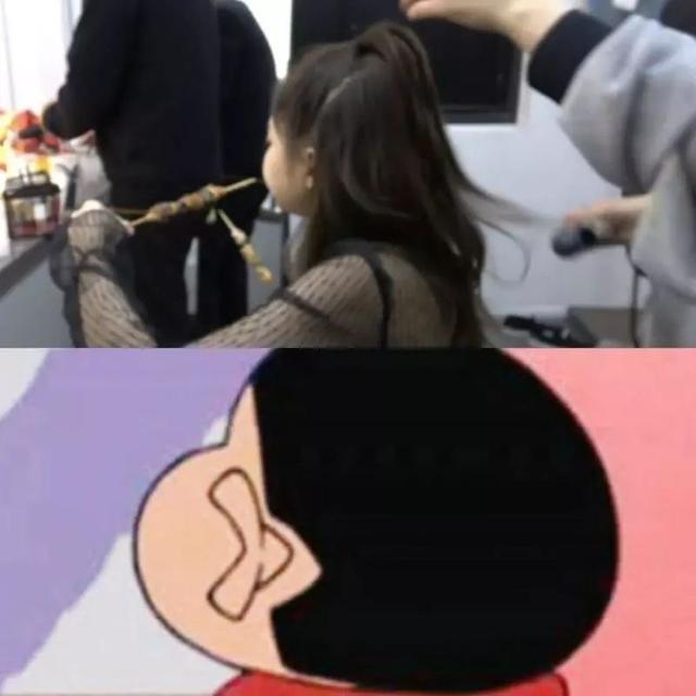 撞脸蜡笔小新也是没谁了~~奶呼呼的,好想捏.