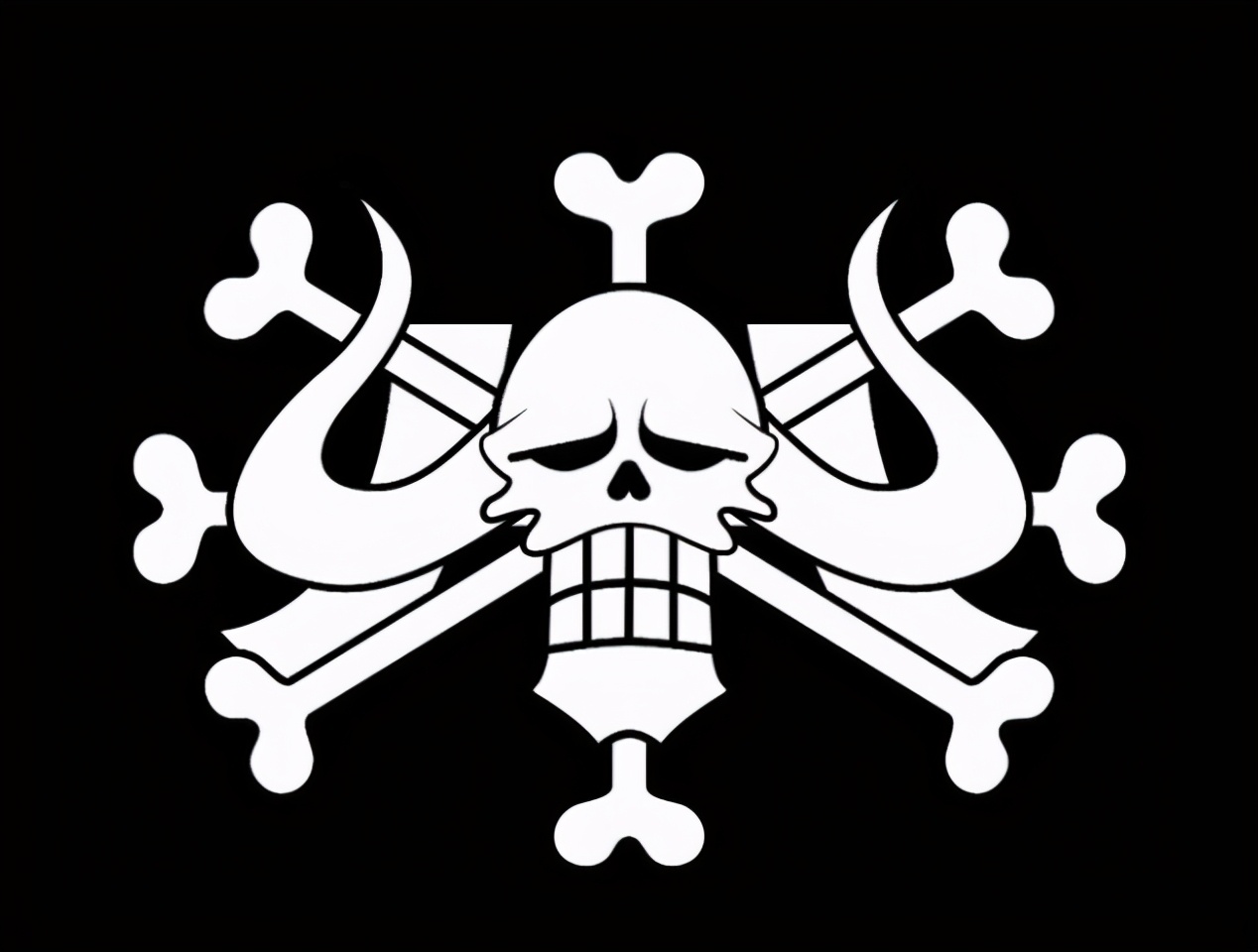 百兽海贼团的旗帜主要是凯多本人的象征.