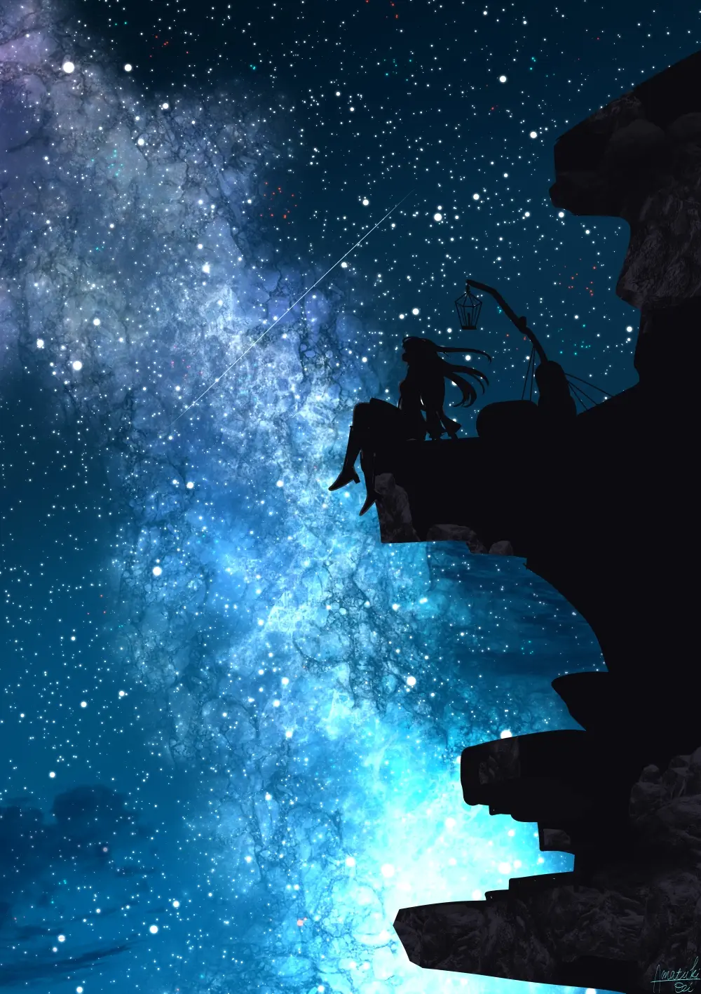 手机壁纸|二次元星空特辑 第八期属于我们的星空 by:b站盐泽 2020年10