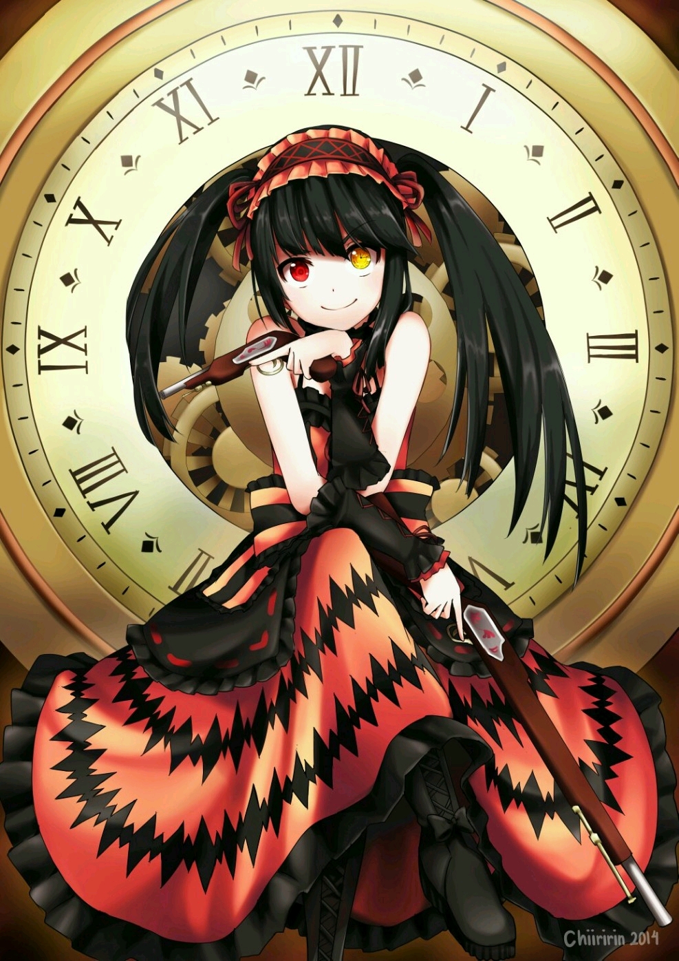 时崎狂三美图壁纸合集⑥和服旗袍制服花嫁灵装圣诞装
