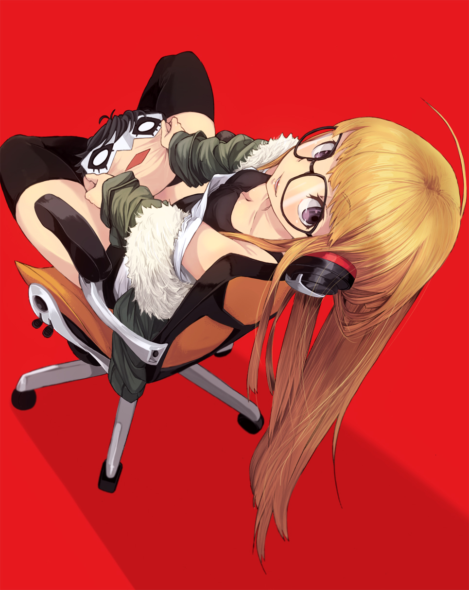 Persona5壁纸欣赏(新岛真与佐仓双叶专场)