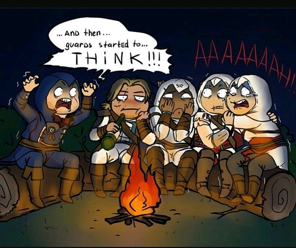 【搜集搬运】刺客信条系列沙雕图3