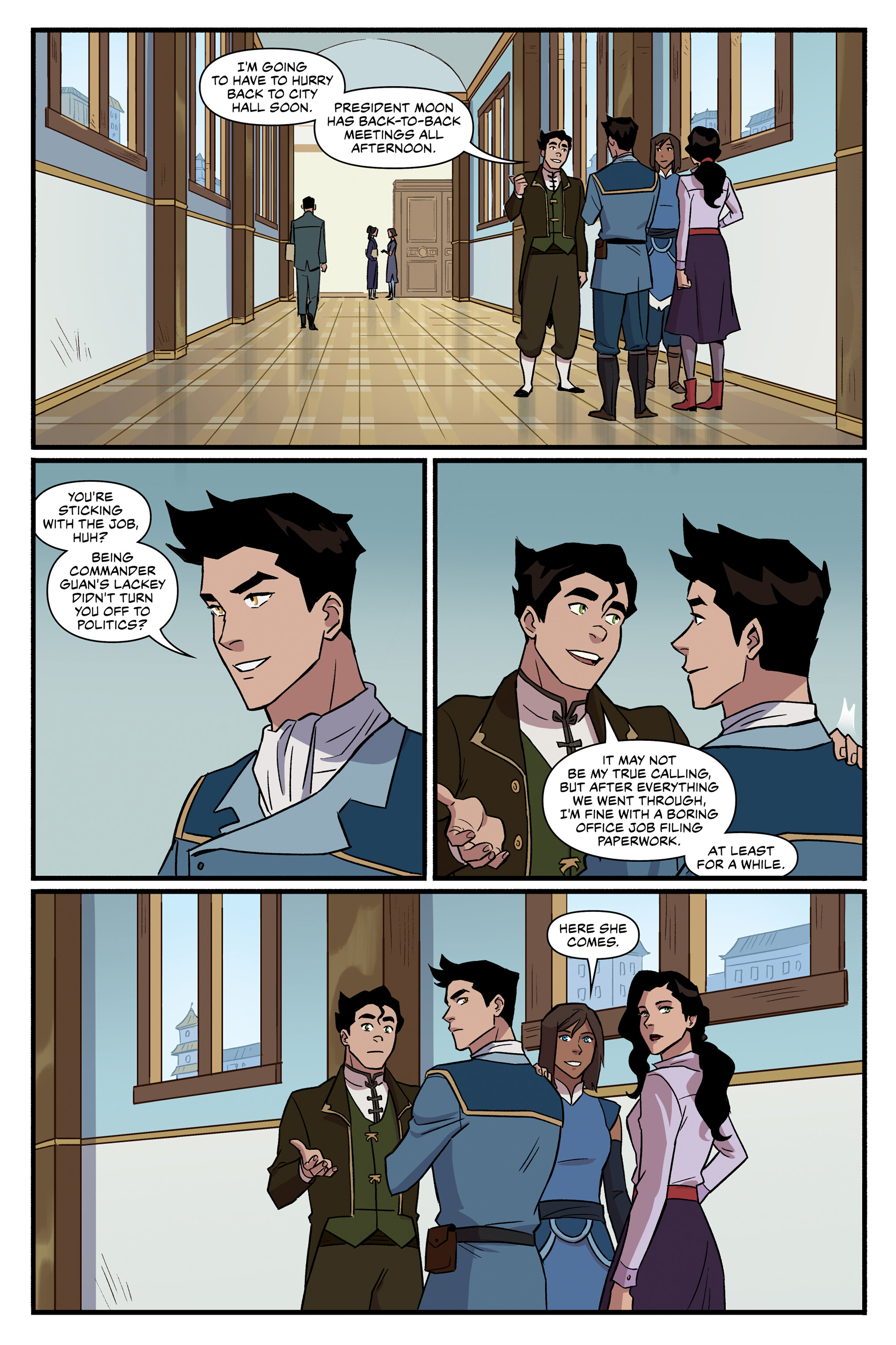 the legend of korra 科拉传奇漫画 ruins of the empire 帝国陨落