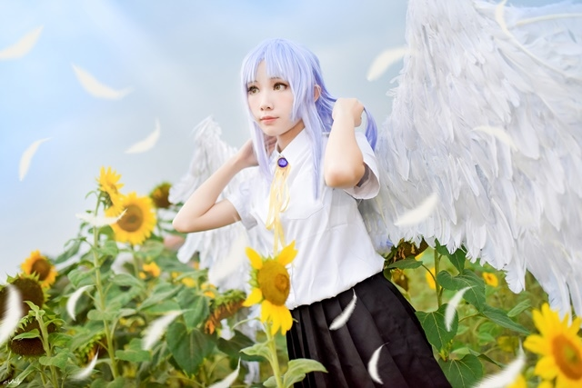 呈现出美丽天使形象 今天,本作中登场的角色的cosplay照片将被挑选
