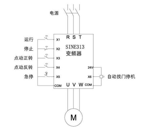 变频器控制电机正反转非常方便