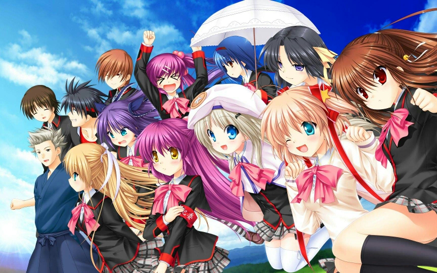 little busters!游戏全员图