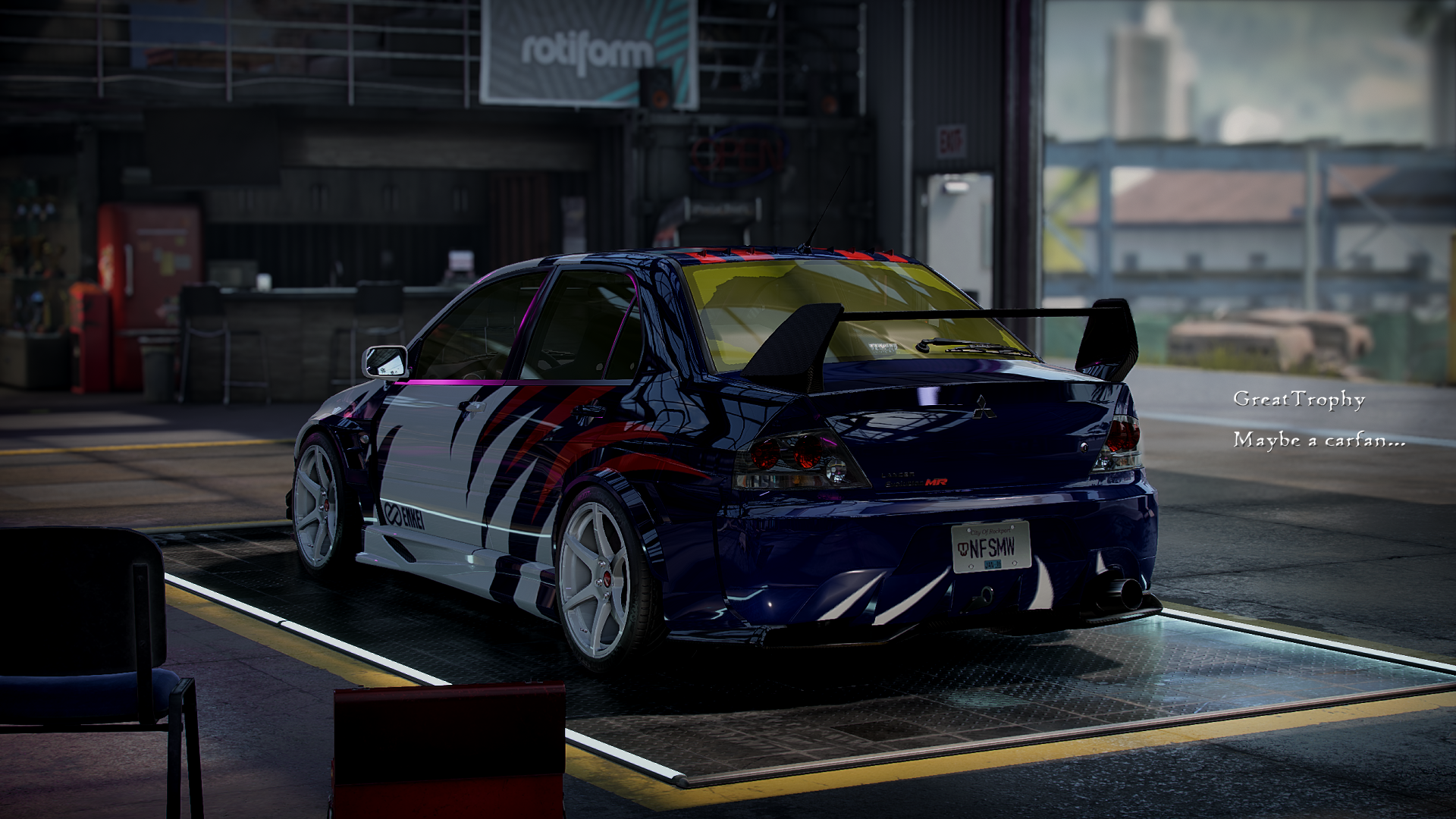 [极品飞车21:热度] nfs9 #9 eugene "earl" james evo8 (游戏中为evo9