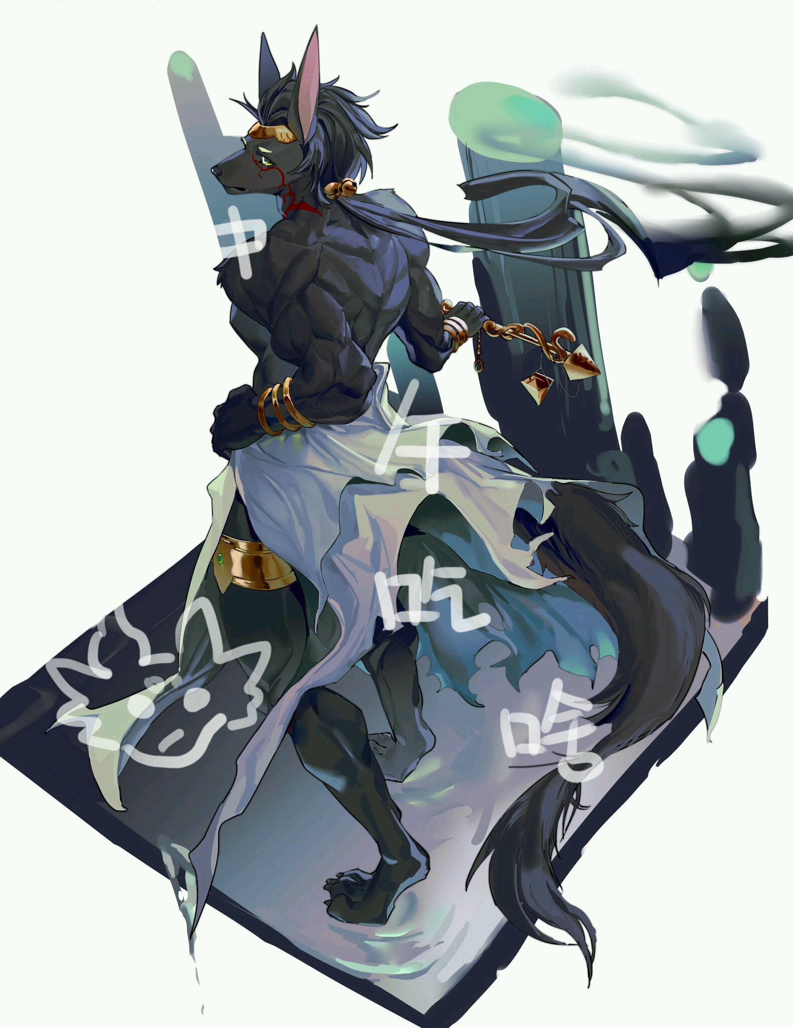 推特画师@moriyo 这位画师画风偏唯美写实类,不仅有兽设还有人设
