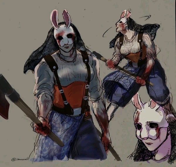 dead by daylight#黎明杀机同人图之兔妈(三)