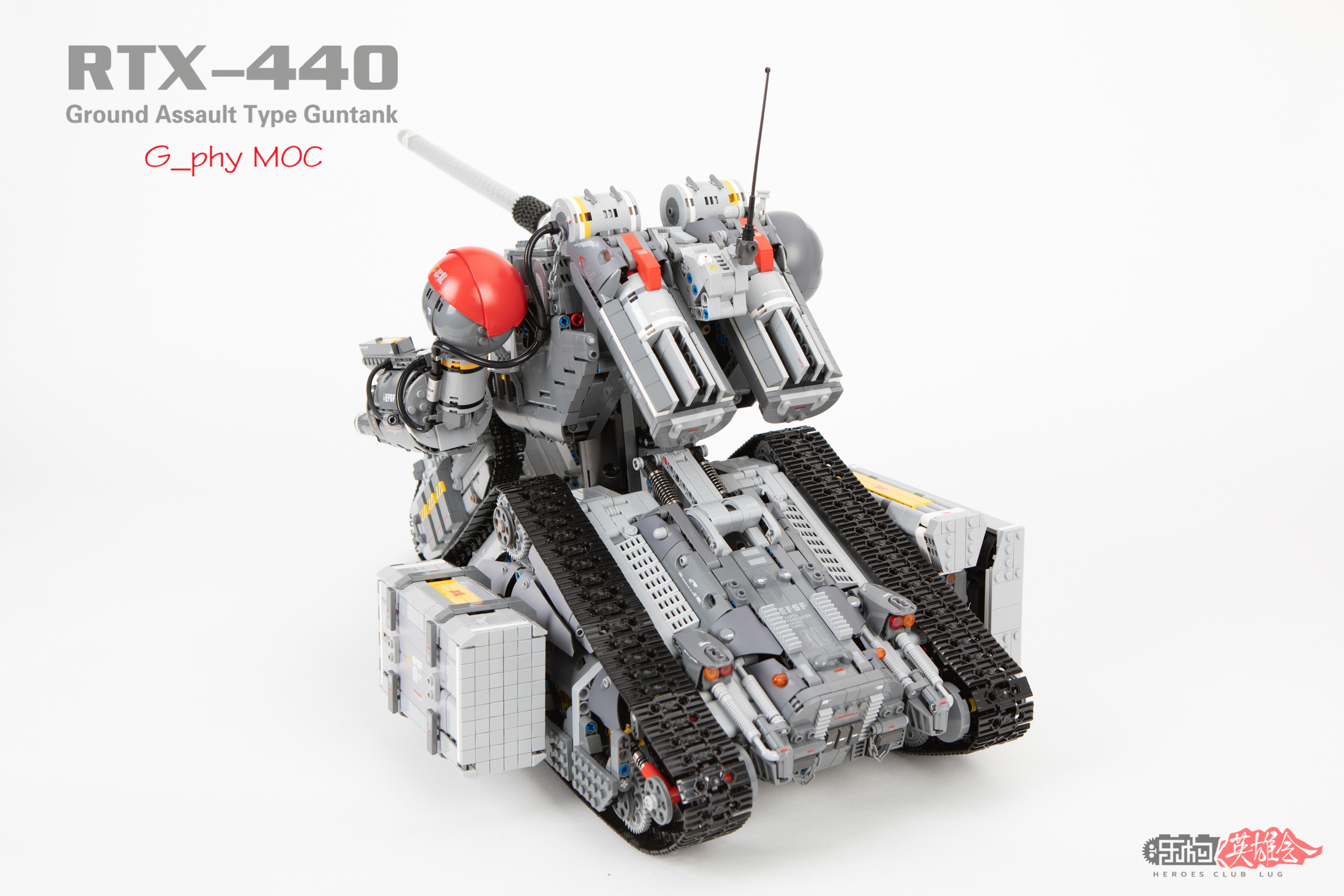 [g-moc] 乐高lego rtx-440 强袭钢坦克 - 哔哩哔哩