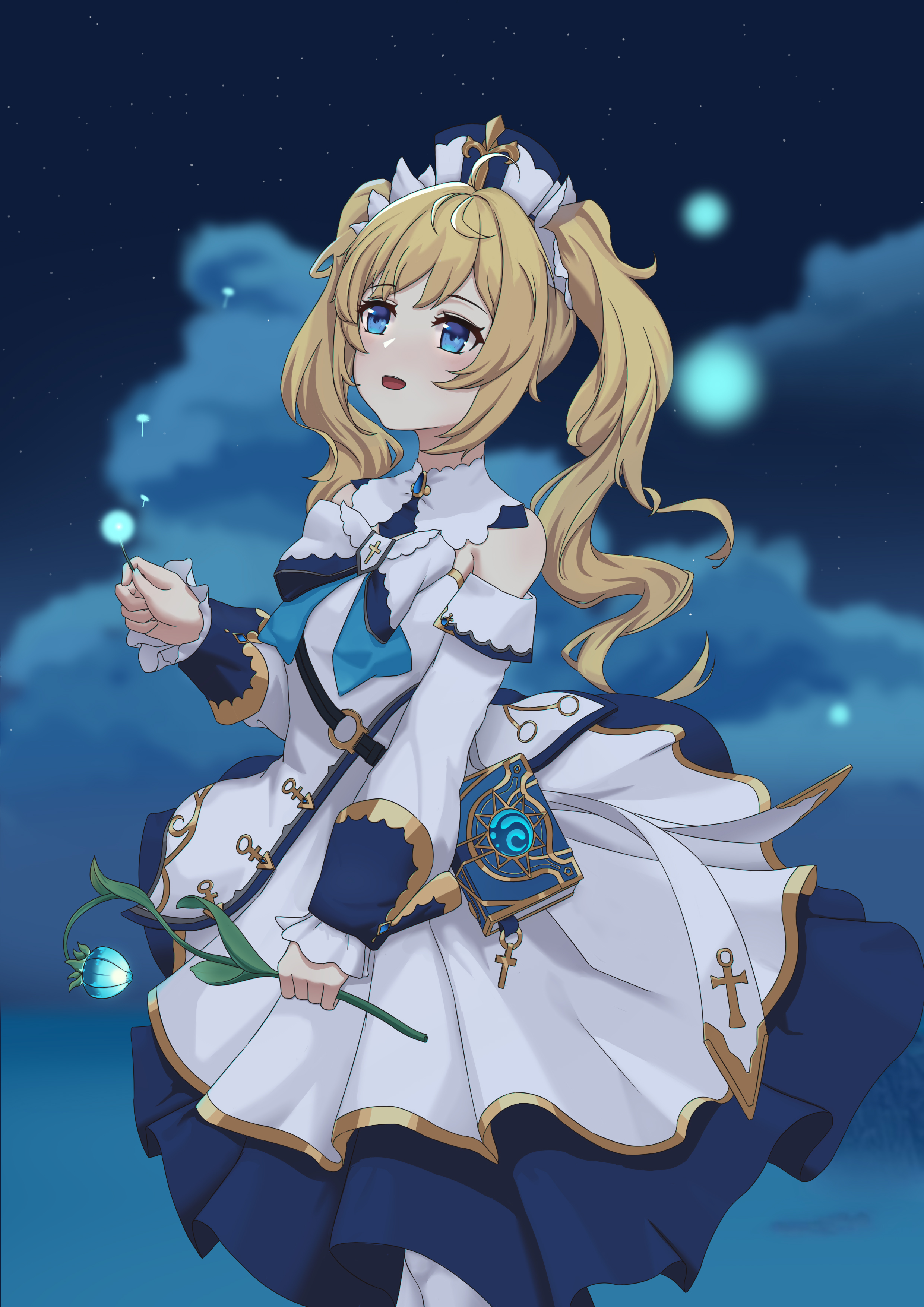 pixiv 每天都要看妞系列#001期 原神の芭芭拉壁纸美图!
