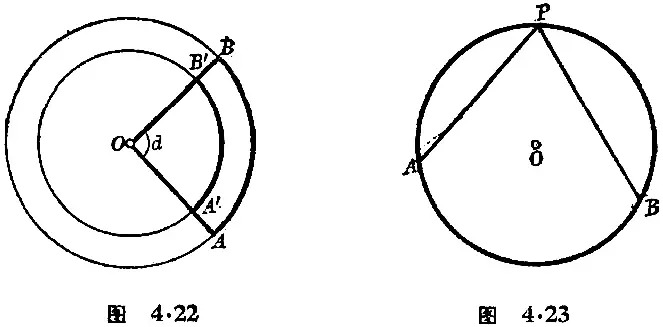 【种花家务·几何】1-4-04圆心角、圆周角、圆内角和圆外角的度量