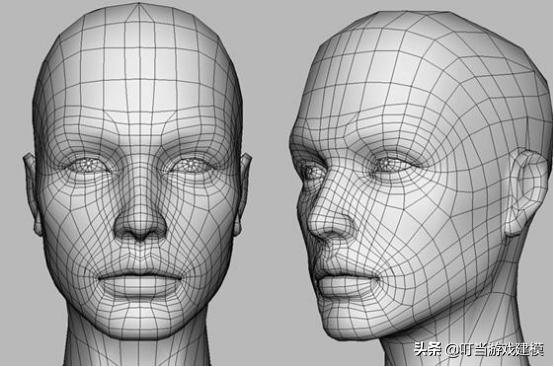 学习游戏建模非常重要一点,zbrush面部布线