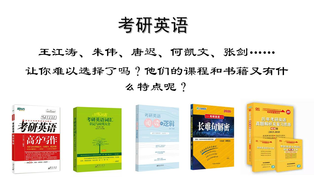 考研英语书本介绍以及经历共享插图 考研英语书本介绍以及经历共享插图