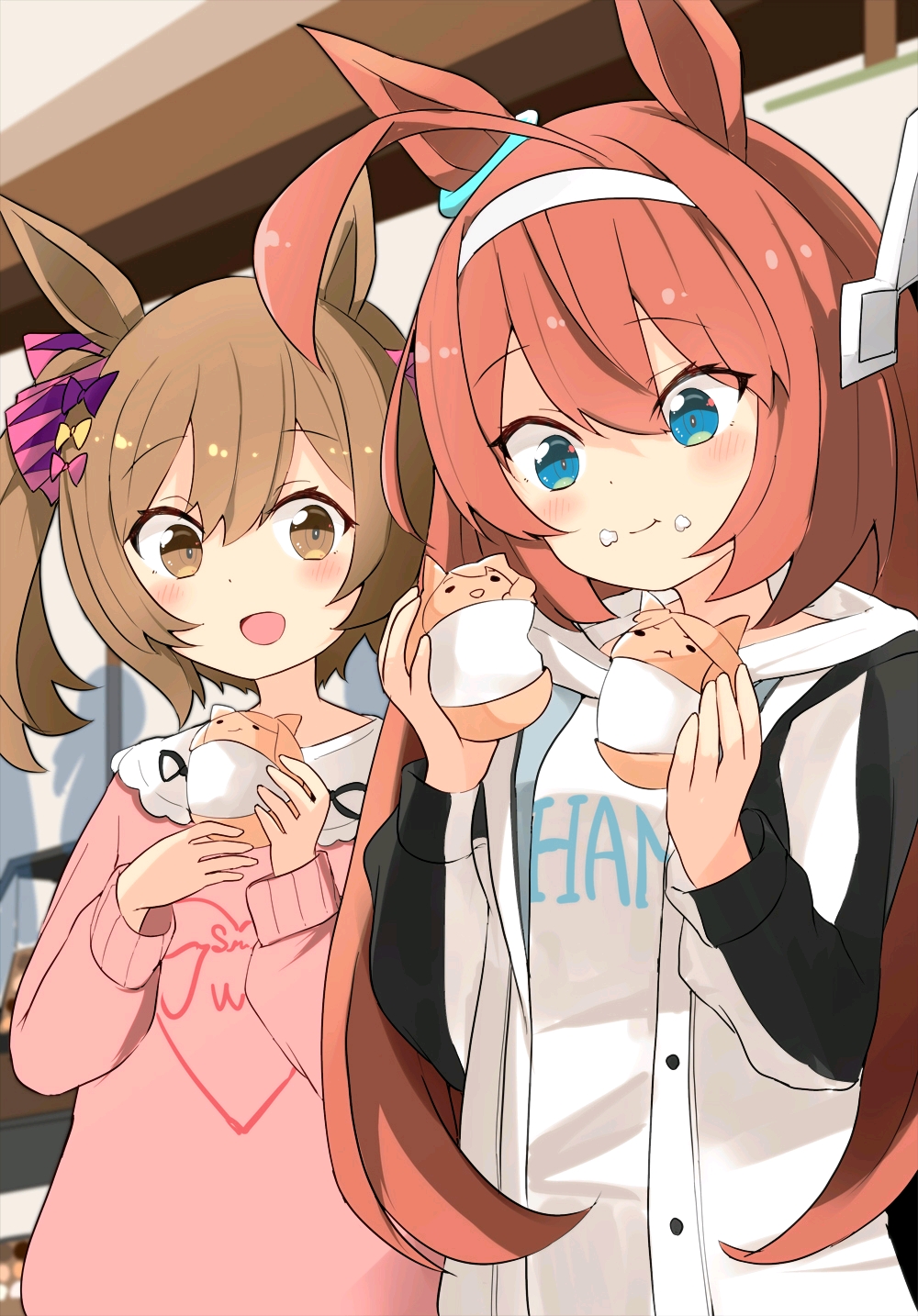 赛马娘四格中,与美浦波旁,无声铃鹿,艾尼斯风神,丸善斯基组成"马娘