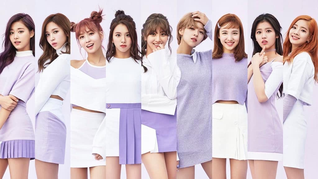 女团twice首次公开首支英语单曲"the feels"个人照片.