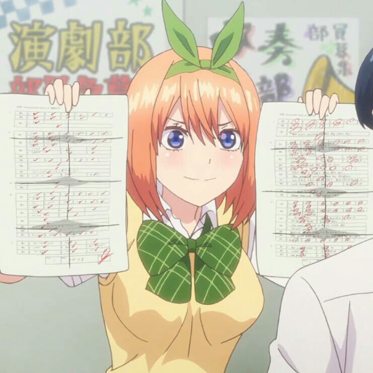[五等分的新娘][喵唔小丸子]自截头像美图——中野四叶篇