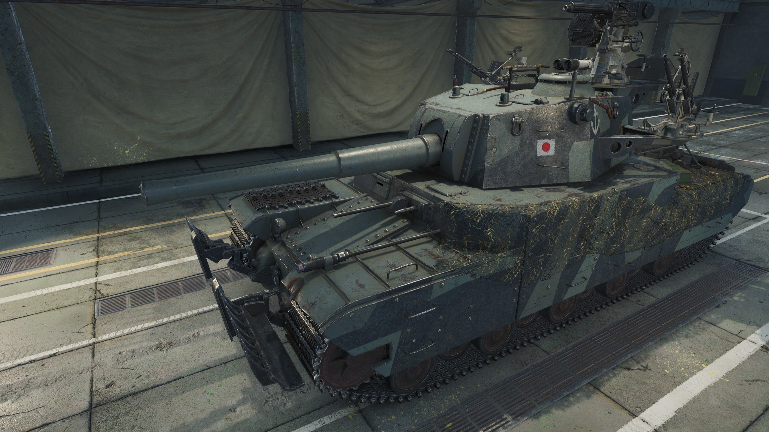坦克世界:日本五式重战3d风格"怪兽"