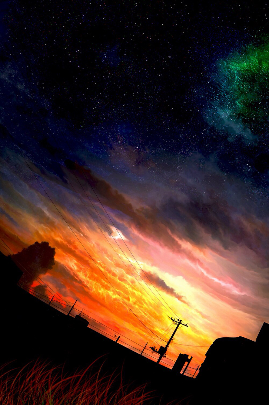 黄昏〕〔废墟〕〔星空〕主题